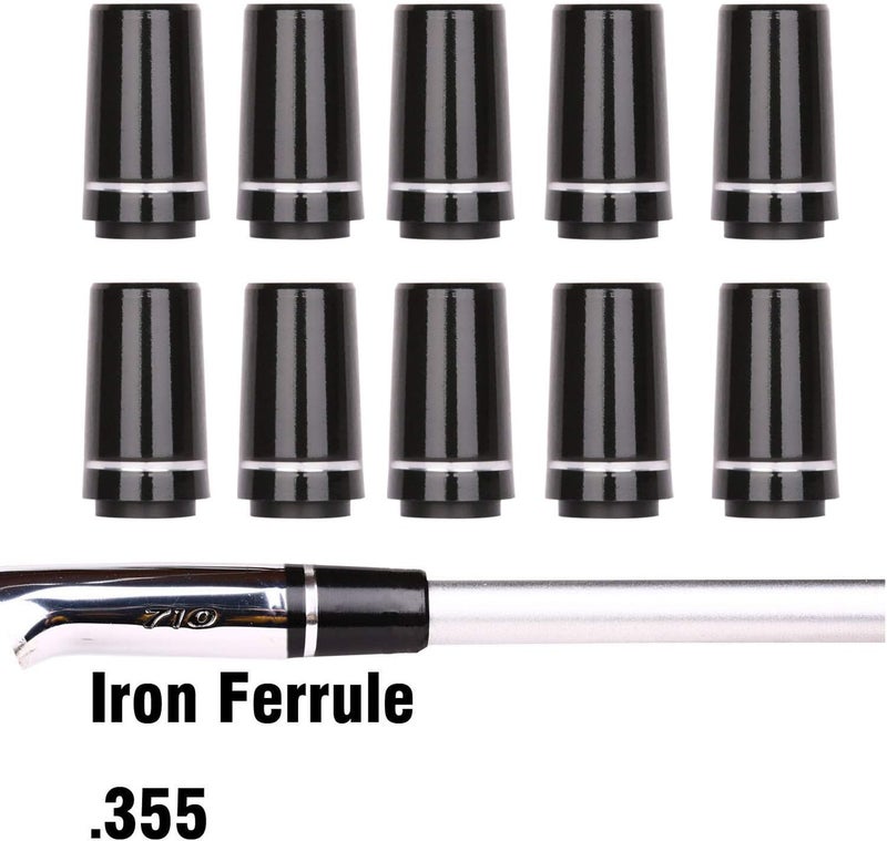 Golf Builder 10pcs/Set Tip Size .355 Golf Ferrules for Taper Tip Iron Wedge - Image 2